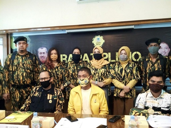 AMPG Siap Menangkan Calon yang Diusung Golkar di 9 Pilkada Riau