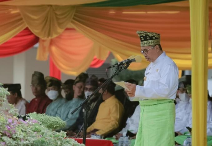 Pidato Hari Jadi ke-65 Riau, Gubernur Syamsuar Beberkan Keunggulan Riau