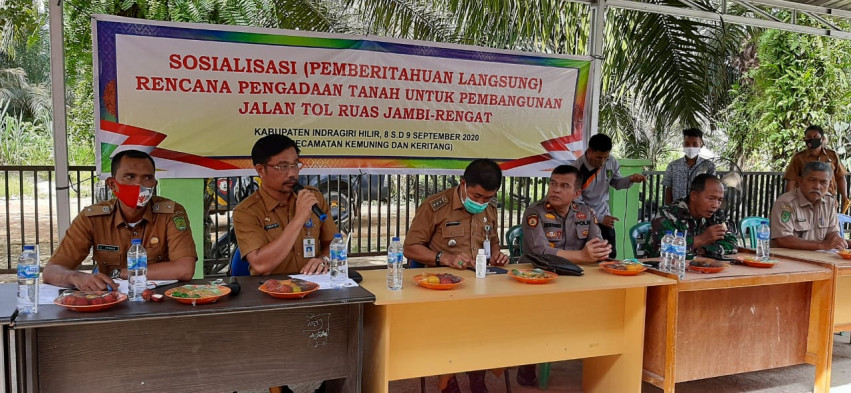 Pemprov Riau Sosialisasi Persiapan Pengadaan Tanah Tol Jambi-Rengat