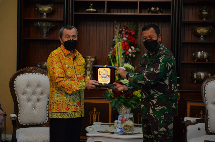 Bahas Kodam Baru dengan Tim Litbang TNI AD, Gubernur Berharap di Riau