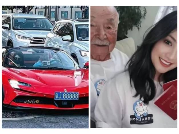 Viral Foto Kakek Bawa Mobil Ferrari, Dikira Bawa Cucu Ternyata Istri
