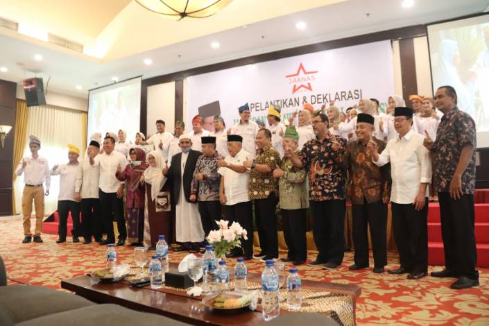 Pelantikan dan Deklarasi Jarnas ABW Riau Dihadiri Puluhan Tokoh Lintas Partai