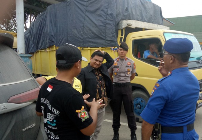 Polisi Tangkap Tiga Unit Colt Diesel dari Tanjung Pinang di Siak