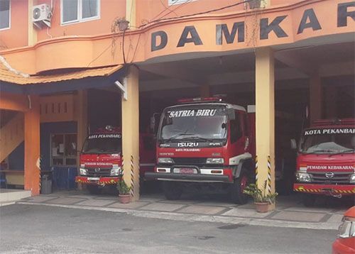 Mobil Pemadam Kebakaran di Kota Pekanbaru Belum Memadai