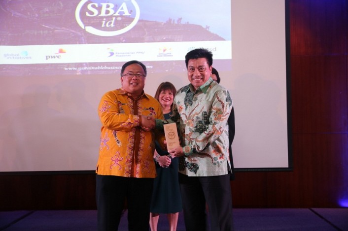 Komit dalam Pembangunan Keberlanjutan, RAPP Raih Indonesia SBA