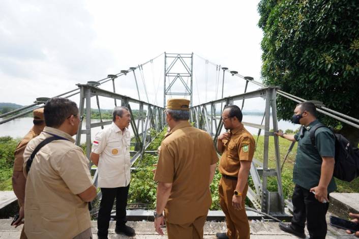 Pemprov Riau Bangun Empat Jembatan Gantung di Kampar Tahun Ini