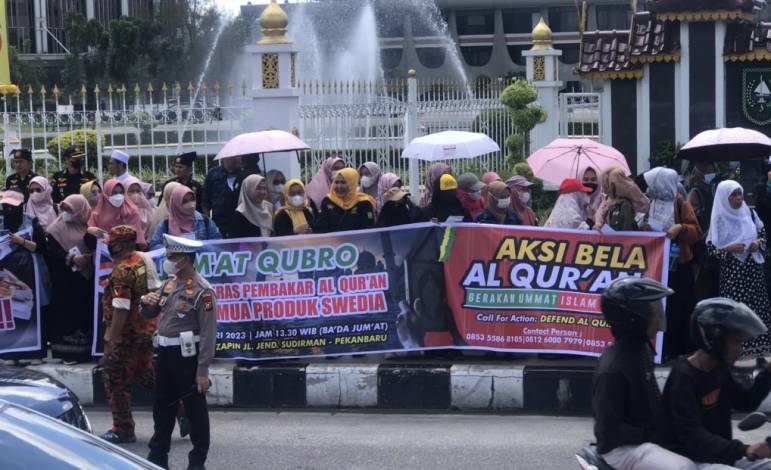 Kutuk Pembakaran Alquran, Forum Umat Islam Riau Ajak Boikot Produk Swedia