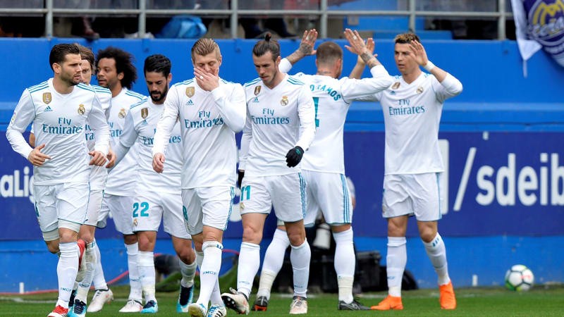 Ronaldo Cetak Dua Gol, Real Madrid Kalahkan Eibar 2-1