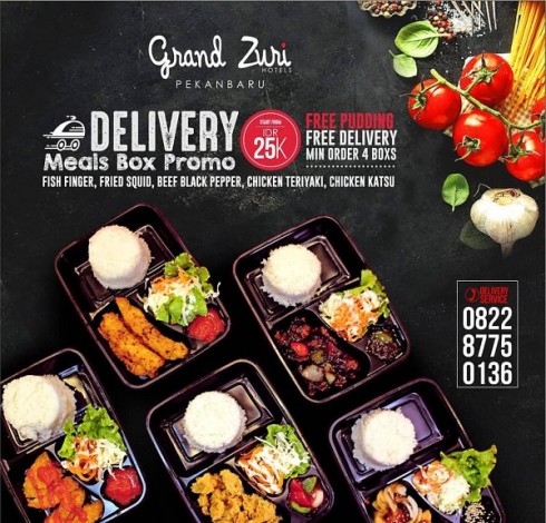 Grand Zuri Hotel Tawarkan Delivery Meals Box Promo, Hanya Rp25 Ribu Diantar Sampai Rumah