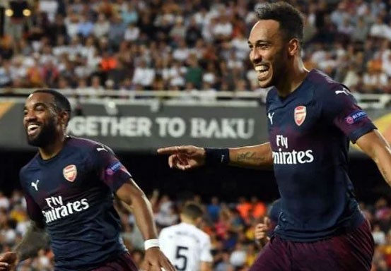 Aubameyang Hattrick, Arsenal Melaju ke Final Liga Europa