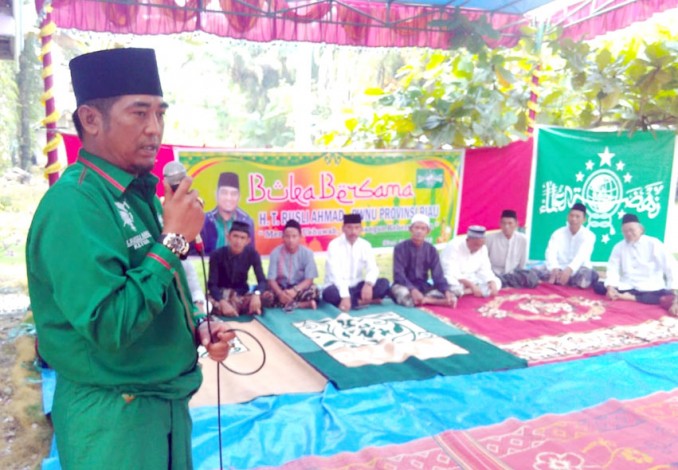 Ketua PWNU Riau Ajak Ummat Jalin Ukhuwah dan Bangun Kebersamaan