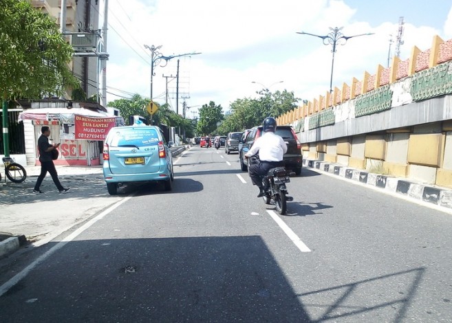 Hari Pertama Masuk Kerja, Jalanan Kota Pekanbaru Ramai Lancar
