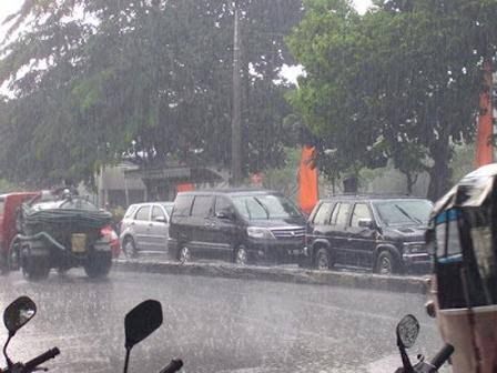 Hujan Masih Berpotensi Guyur Sebagian Wilayah Riau