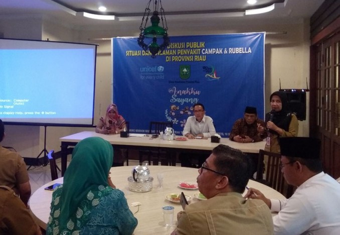 Target Meleset, Realisasi Imunisasi Vaksin MR di Riau Cuma 18,47 Persen