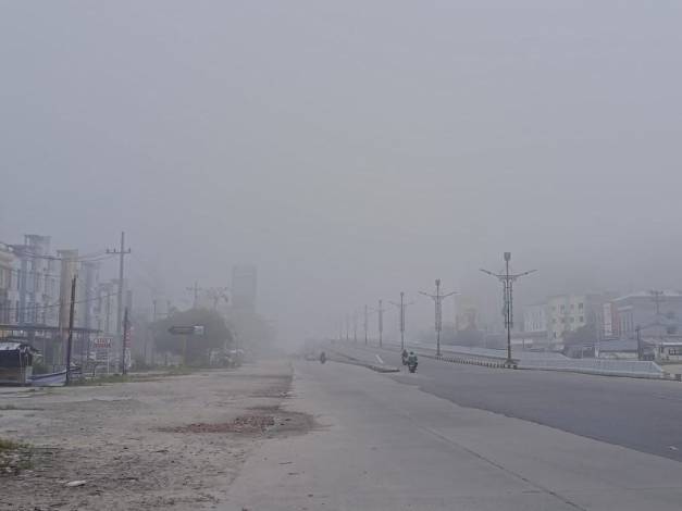 Jarak Pandang di Pekanbaru hanya 200 Meter, BMKG Ungkap Penyebabnya