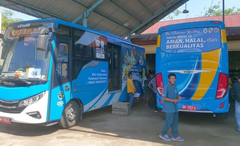 Besok, Bus Vaksinasi Keliling Layani Warga di Marpoyan Damai
