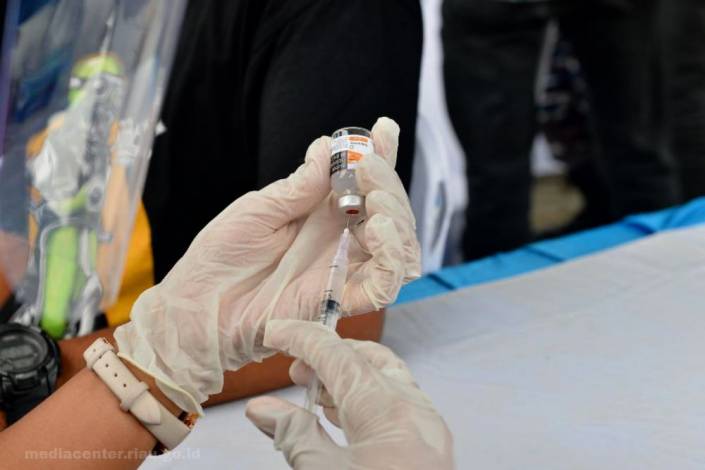 Tahap Satu, 3.000 Dosis Vaksin Meningitis Tiba di Riau
