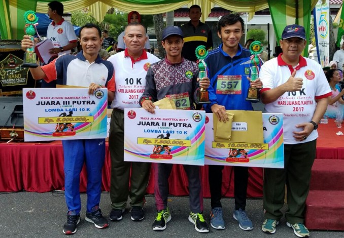 Lari 10K Semarakkan Peringatan Hari Juang Kartika di Riau, Ini Pemenangnya