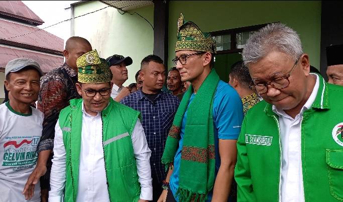 Turun Gunung ke Kampung Kelahiran, Sandiaga Uno Yakin PPP Dapat Dua Kursi DPR RI dari Dapil Riau