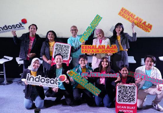 Indosat dan Ernest Prakasa Kembali Hadirkan Web Series Kalau Jodoh Takkan Kemana