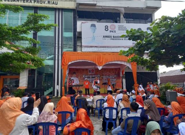 PKS Riau Meriahkan Pemilu 2024 dengan Flashmob dan Agenda Seru