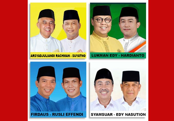 Empat Kandidat Mendaftar di Pilkada Riau, Siapa Pilihan Anda?
