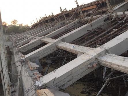 Bangunan Intake SPAM Durolis Runtuh, Kontraktor Diberi Waktu 90 Hari Bangun Ulang