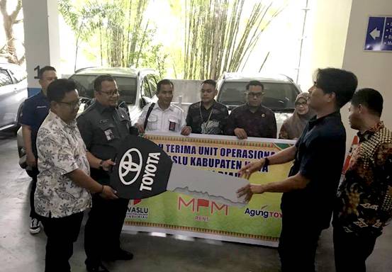 Bawaslu Kabupaten dan Kota di Riau Dapat Jatah Mobil Toyota Rush
