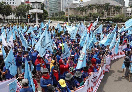 Buruh Demo Dugaan Korupsi BPJS Ketenagakerjaan Pekan Depan