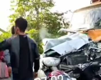 Tabrakan Beruntun Terjadi di Jalan Lintas Pekanbaru-Teluk Kuantan, Semua Korban Dilarikan ke Rumah Sakit
