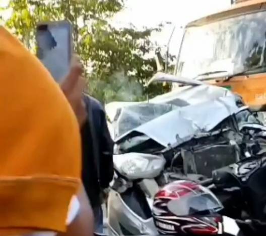 Begini Kronologis Kecelakaan Beruntun di Jalan Lintas Pekanbaru-Kuansing