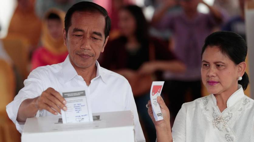 Pemilu 2024, Presiden Jokowi Nyoblos di TPS Gambir