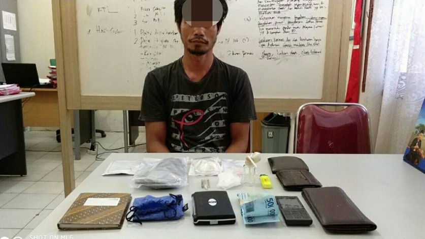 Tiga Pekan Buron, DPO Kasus Narkoba Diringkus di Rumbio Jaya
