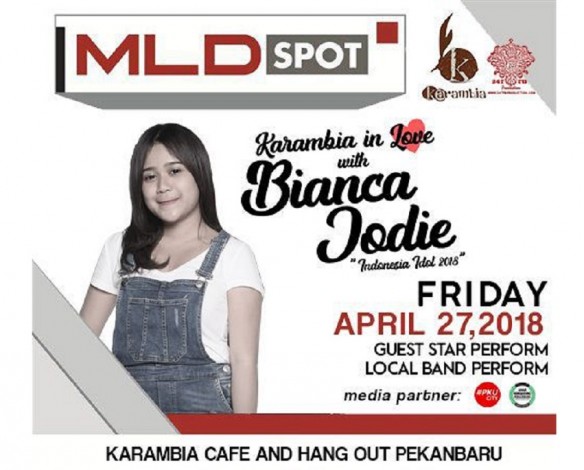 Bianca Jodie Idol Bakal Hibur Pelanggan Karambia Cafe, Catat Tanggalnya Ya