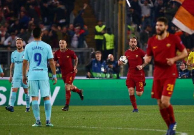 9 Fakta Menarik Usai AS Roma Permalukan Barcelona