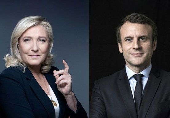 Pilpres Prancis Sengit, Macron-Le Pen Diprediksi Bertarung Putaran 2
