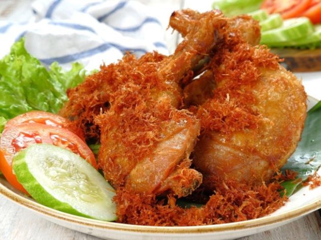 Resep Ayam Goreng Serundeng Ala Rumah Makan, Lezatnya Nagih