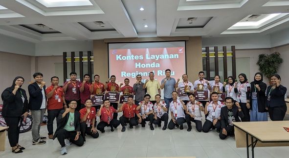 Capella Honda Gelar Kontes Layanan Honda Regional Riau 2024, Ini Juaranya