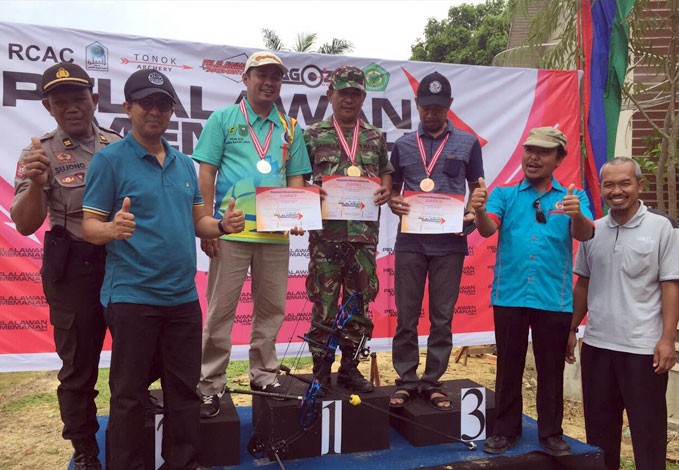 Koramil 09/Langgam Juara 1 Lomba Panah Tingkat Kabupaten Pelalawan