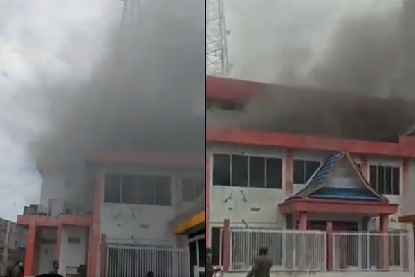 Gedung di Komplek Telkom Pekanbaru Terbakar, Jaringan Telkomsel Terganggu