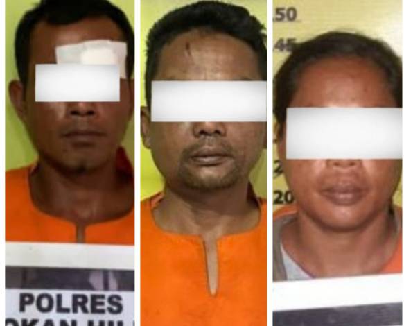 Tiga Pelaku Pembunuhan di Rohil Ditangkap Polisi, Dua Orang Merupakan Pasutri
