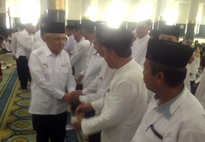 Pengurus Tarbiyah-Perti se-Riau Dikukuhkan di Masjid Annur