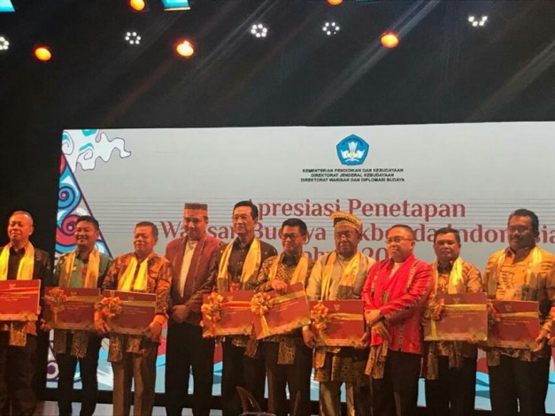 Riau Terima 14 Sertifikat WBTB Indonesia dari Kemendikbud 