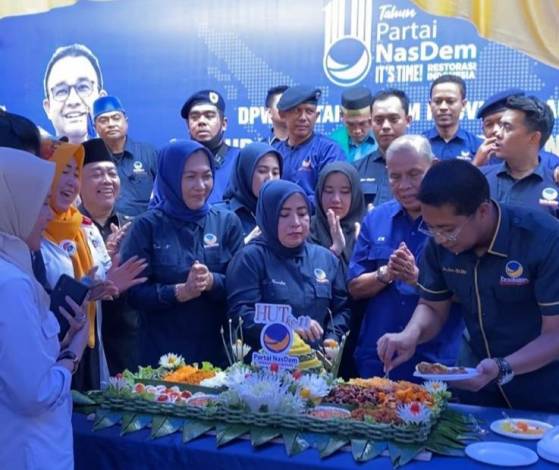 Anies Presiden Menggema di Perayaan HUT ke-11 Nasdem di Riau