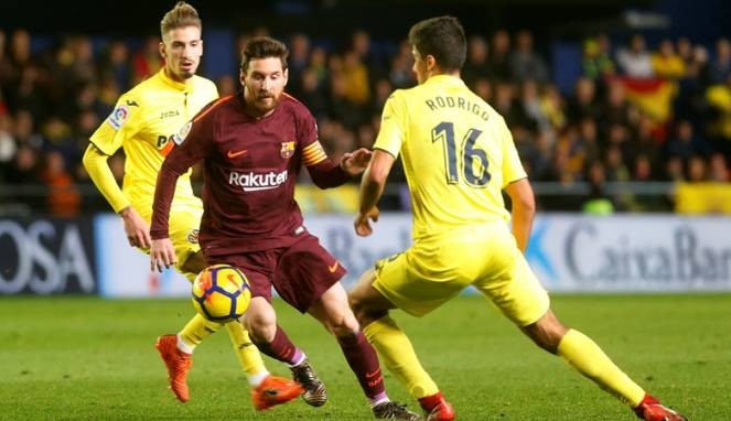 Dua Pemain Villarreal Tabrakan Ulah Messi