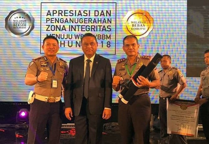 Polres Bengkalis Terima Anugerah Zona Integritas Wilayah Bebas Korupsi dari MenPan-RB