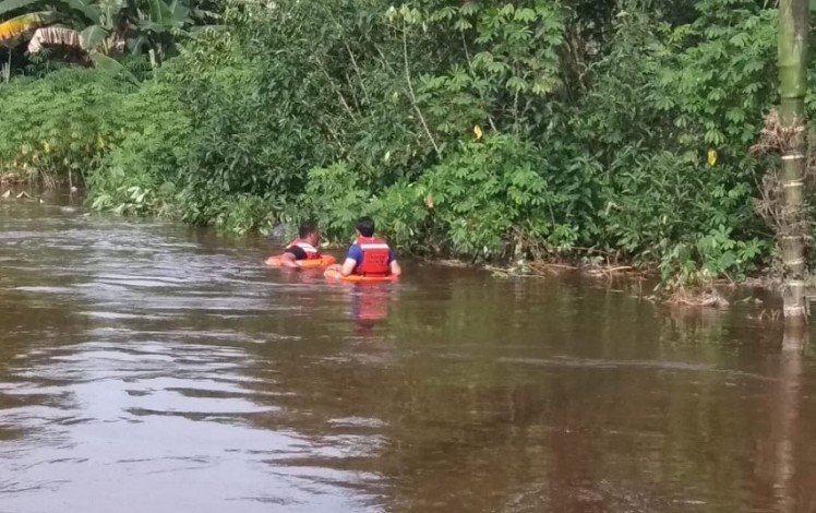 Mandi di Sungai Hitam, Gilang Tenggelam dan Belum Ditemukan