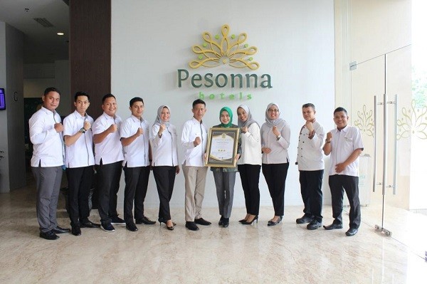 Pesonna Hotel Pekanbaru Raih Sertifikasi Hotel Bintang