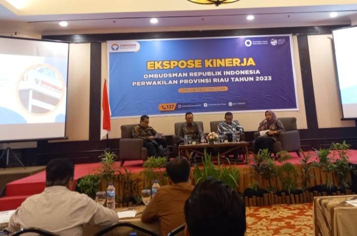 Ekspose Hasil Kinerja 2023, Ini Persoalan Pelayanan Publik yang Menjadi Sorotan Ombudsman Riau
