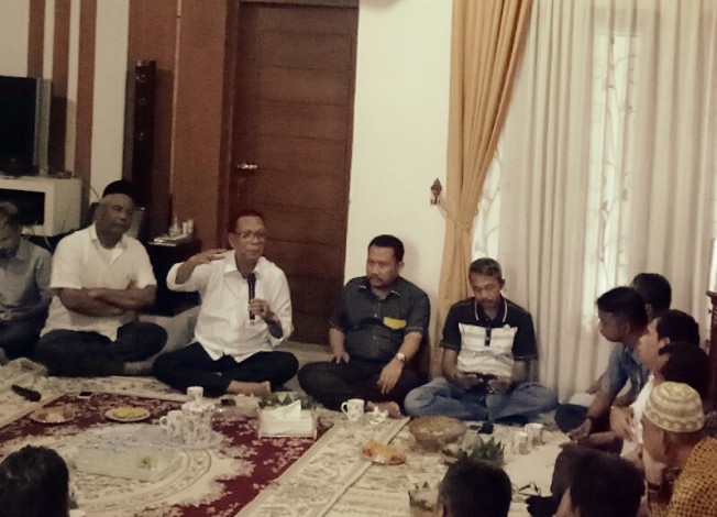 Cabup Kampar Aziz Zainal Sambangi Kediaman Anak Pendiri PPP Riau